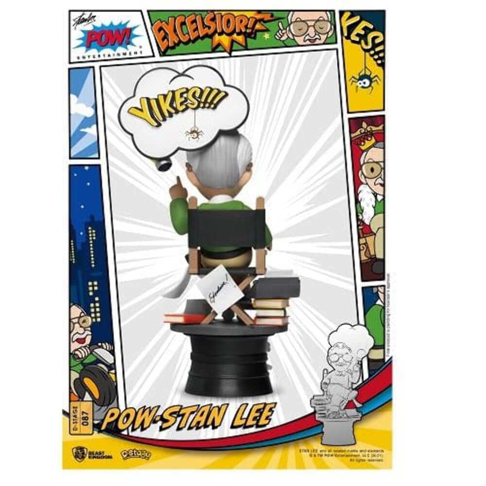 マーベラス・スタン・リー Amazon.com: Beast Kingdom Stan Lee POW DS-087 D-Stage Statue